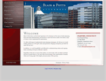 Tablet Screenshot of blairandpotts.com